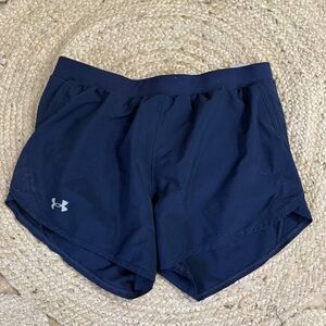 Under Armour Navy Blue Athletic Shorts- women’s medium